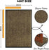 WC Bath Mat  - Brown